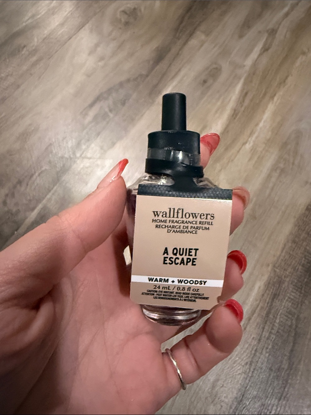 White Barn Wallflowers A Quiet Escape Home Fragrance Refill - Cream and Black